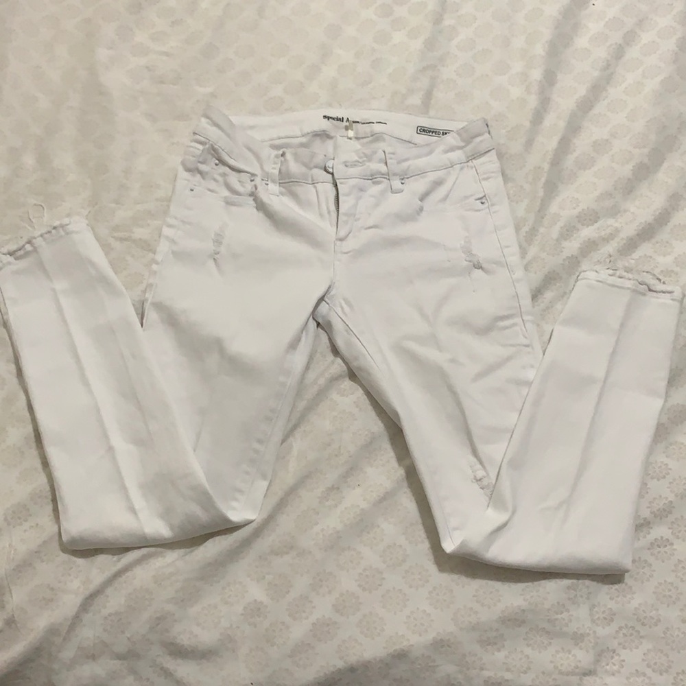 Cropped skinny jeans